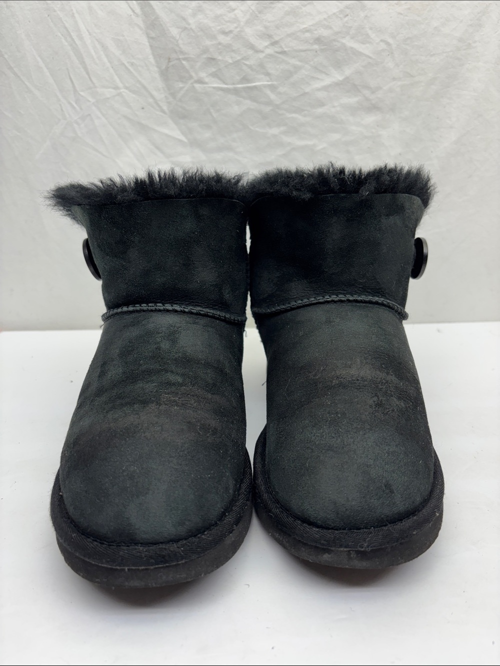 UGG Mini Bailey Button Boots, size 7